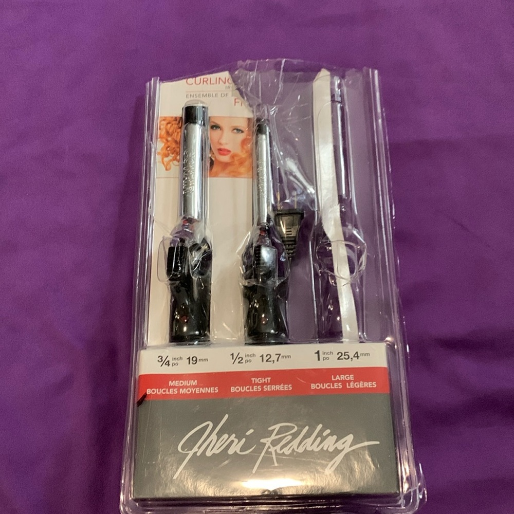 New Jheri Redding curling iron set